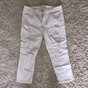 American Eagle Crop Jegging - Size 14 White